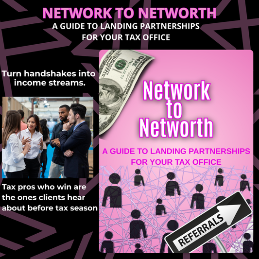 Network to Network- A GUIDE TO LANDING PARTNERSHIPS FOR YOUR TAX OFFICE