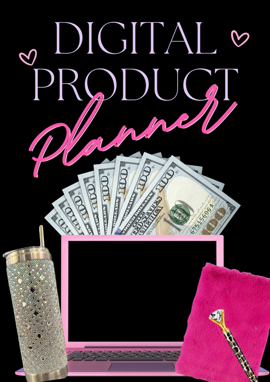 Wealthy Boss Digital Product Planner (Editable in Canva)