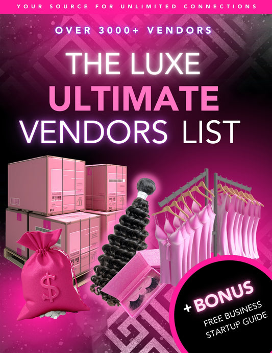 The Luxe Ultimate Vendors List: Over 3000 Luxury Vendors